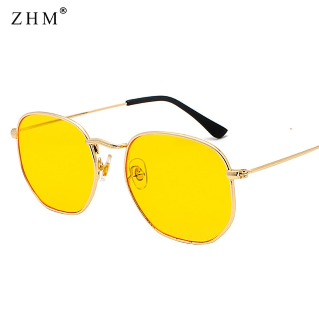 Chic Square Metal Frame Sunglasses