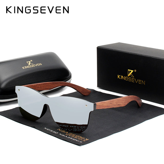 Mens Natural Wooden Sunglasses