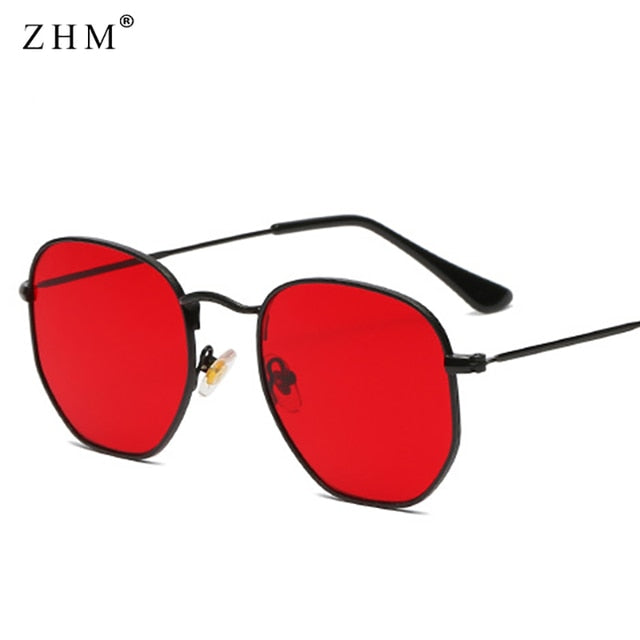 Chic Square Metal Frame Sunglasses