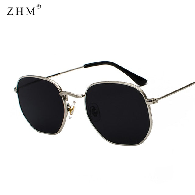 Chic Square Metal Frame Sunglasses