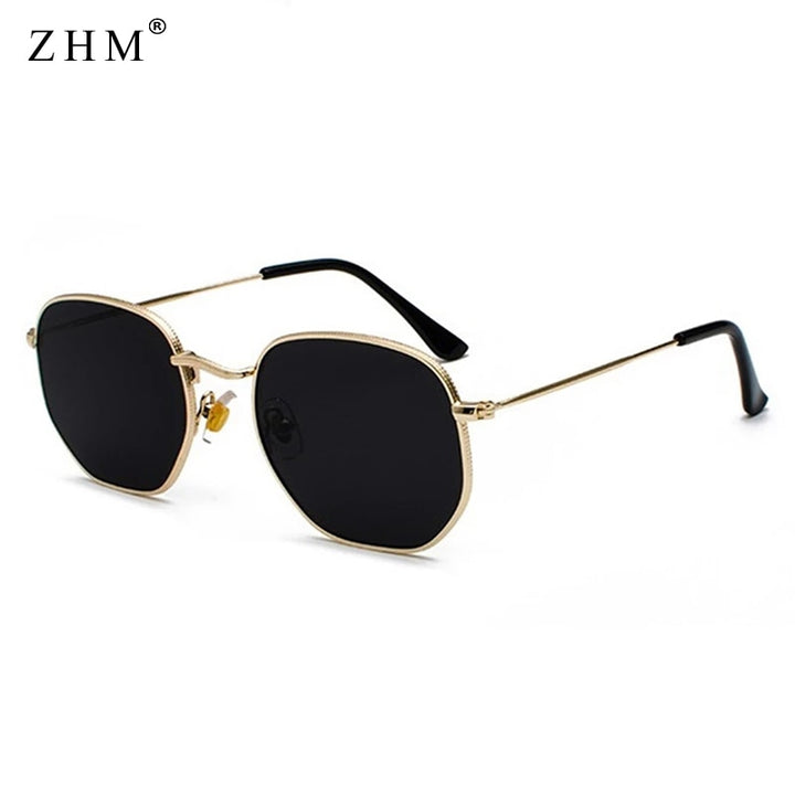 Chic Square Metal Frame Sunglasses