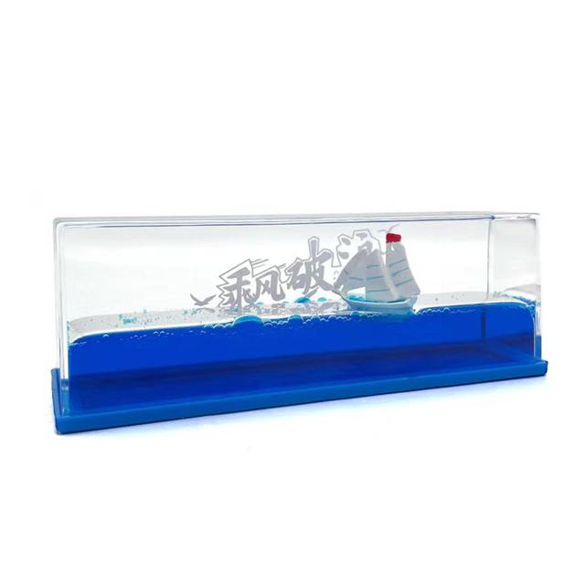 Ship Fluid Drift Bottle Home Decoration