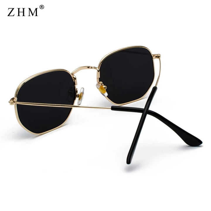 Chic Square Metal Frame Sunglasses